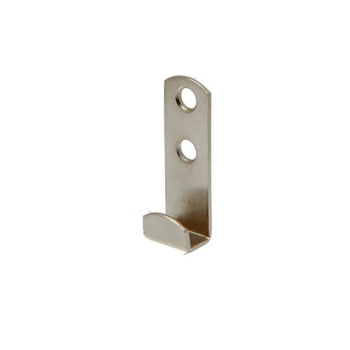 Clips miroir lèvre rond standard CRL nickelé 1/4 pouce pour fixation murale 100a14