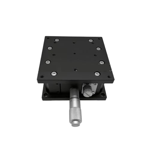 Mesa elevadora de desplazamiento de eje Z LZ90 Z90 con plataforma manual de 90 x 90 mm