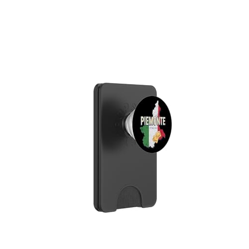 Piamonte Italia Región Retro Mapa Pasta Vintage Recuerdo PopSockets PopWallet para MagSafe