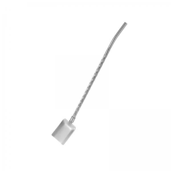 ATORSE 3xStainless Steel Straw Long Handle Spoon with Brush Spiral and Square-image-40