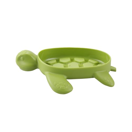 Tabanzhe Soap Dish-Self Draining Soap Holder Turtle Shape Soap Dish Holder Soap Tray Container with Drainage for Kitchen Shower Bathroom Bathtub Sink Counter Top
