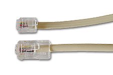 Anslut 5 m RJ11 till RJ45 telefonkabel – vit