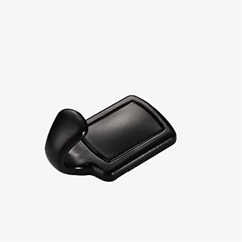 Ganchos Adhesivos para Pared Ropa de Vestir Gancho Pared Colgando Puerta Puerta Soltero Gancho Sala de Estar Simple Gancho Libre punzón (Color : Black)