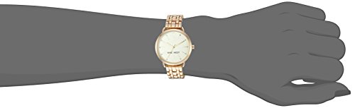 Nine West Women's Crystal Accented Bracelet Watch