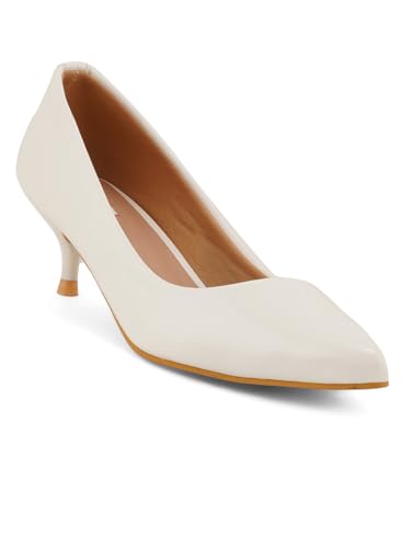 Image of ELLE Women's Solid Stiletto Heel Slip-On Pumps