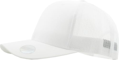 Image of Classic 6 Panel Cotton Twill Mesh Trucker Cap Hat Adjustable Snapback Hat