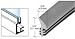 CRL Gray Universal Glazing Spline - 100 ft Roll