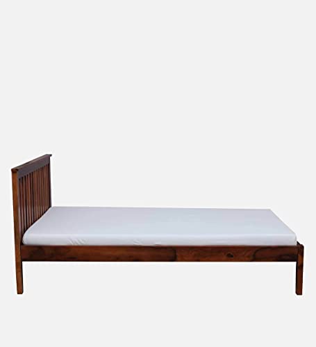 Image of Solid Sheesham Wood King Size Bed 4 (Honey Finish)