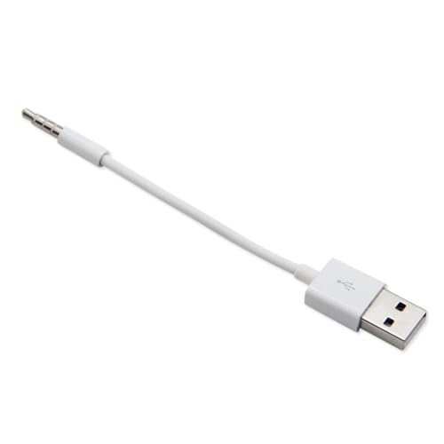 3.5 mmWbNUSB 2.0f[^ [dɃI[fBIA_v^[dP[u` for Appe iPod Shuffle 3rdA4thA5thA6thA7th MP3 v[[/wbhtH/Xs[J[p (1{) [sAi]