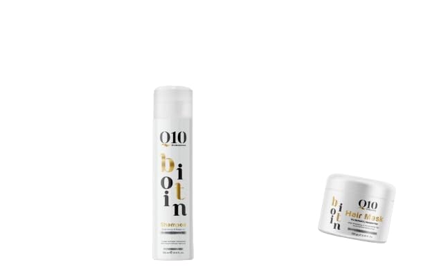 Professional Keratin Biotin Shampoo & Hair Mask |7 Days Smoothening| Deep Conditioning for dry & damaged Hair| Sulphate & paraben free| Hair Care Kit for Men & Women | Controls Frizz, for Smooth & Shiny Hair | Smoothening Keratin Hair Shampoo Mask For All Types Hair (300ml + 250g)