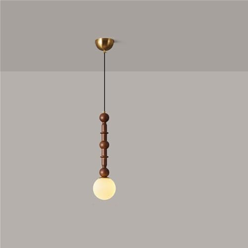 Lampe suspendue rétro verre sphérique plafonnier chambre