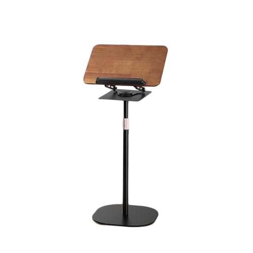 Genérico Soporte de Suelo Ajustable 2 en 1 para Libros: Soporte de Lectura Giratorio de 360° para Libros de Texto, tabletas, portátiles y Recetas. Diseño ergonómico para máxima Comodidad y convenienc