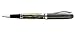Xezo Handmade Rollerball Pen in Tungsten Metallic Finish with Tahitian Black Mother of Pearl (Maestro Black MOP Tungsten RPL). No Two Alike