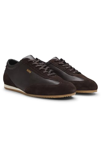 Trainers Boss Lineor_Lowp_sdtb de type baskets basses marron pour homme