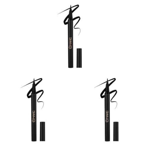 Image of MARS City Stroke Charming Eyes Liquid Eyeliner | Long-lasting | Smudge Proof Eye Liner | Felt Tip for Precise Application | Quick Drying Formula (1ml) (04-Black) (Pack of 3)
