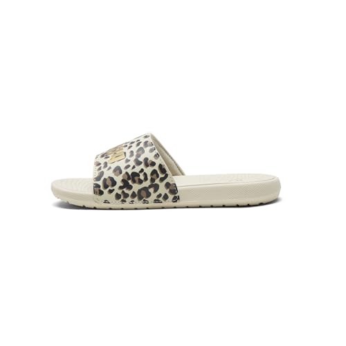 PUMA Kids Girls Cool Cat 2.0 Animal Cheetah Slide Casual Sandals Casual - Beige - Size 2 M3