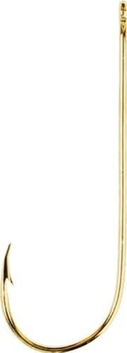 Eagle Claw Tackle Aberdeen Light Wire Non-offset Gold Size 3/0 100 per box #202-3/0 by Eagle Claw