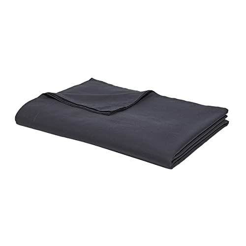 TODAY Essential Double Flat Sheet 240 x 300 cm Cotton Plain, Gray, Reine - Image 2