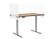 VaRoomPrivacy Partition, Frosted Acrylic Clamp-on Desk Divider – 24” W x 24”H Privacy Desk Mounted Cubicle Panel