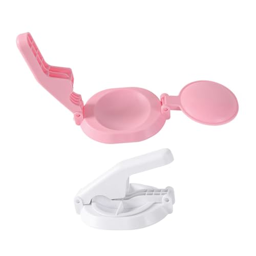 BRIGHTFUFU Dumpling Wrapper Presser Set 1 Maker Cutter Easy to Use for Kitchen Random Color
