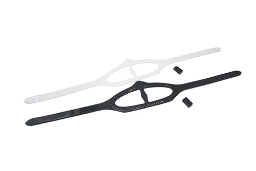 Universal Silicone Replacement Mask Strap 2-Pack, Adjustable Scuba Diving Snorkel Swim Goggles Head Band Accessories for Comfortable Water Sports ?