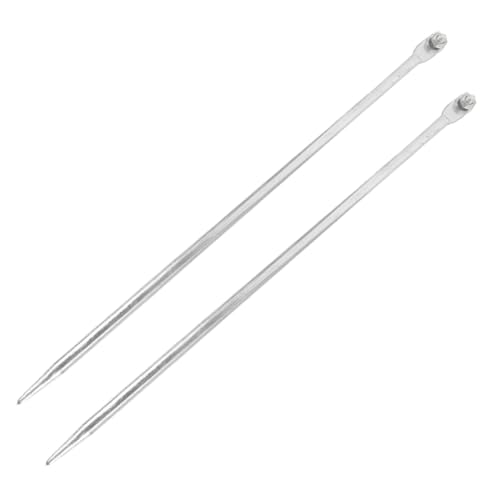 NUOBESTY 2 Piezas Varilla de tierra negro cable estaca de puesta a tierra vara cerca conductivo enlace barra de tierra universal pila de tierra de barra de acero galvanizado planchar Plata