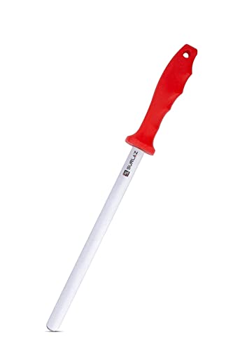 Bıçak Bileyici Yassı Masat Kırmızı 22 cm