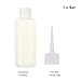 PRETYZOOM PE Squeeze Bottles for Glue and Light Oil Dispensing Semi Transparent Plastic Containers for Industrial Adhesives Measuring Liquids Wood Glue Machine Oil Storage