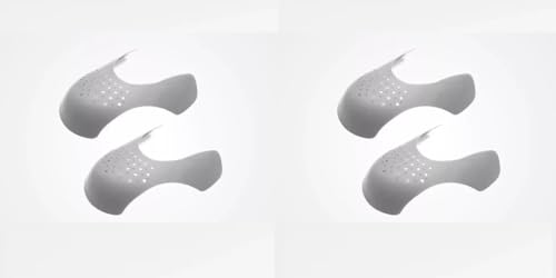 Image of GALENO multi Pair -Anti Wrinkle Shoe safe gaurd Indentation Protected Shoes Flod Guards for Running Casual Shoes For Men's 6-11 / Women's 5-9 Soft Material (2 SET GREY)