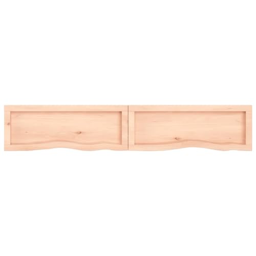 Estantería de pared maciza TALCUS balda flotante sin soportes a la vista 5