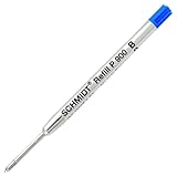 Schmidt P900 Parker Style Ballpoint Pen Metal Body Refill Blue Ink Broad Tip 1.00mm Stainless Steel Tip - Pack of 1