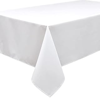 Home Direct Wysokiej jakości obrus tekstylny, prostokątny, 150 x 300 cm, kolor do wyboru biały