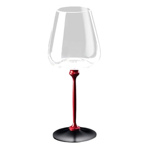 Copas de vino giratorias – Copas de vino tinto de, cristalería ergonómica desmontable | Vaso de aluminio de pie alto para whisky, champán, cócteles, cumpleaños, boda, piscina al aire libre