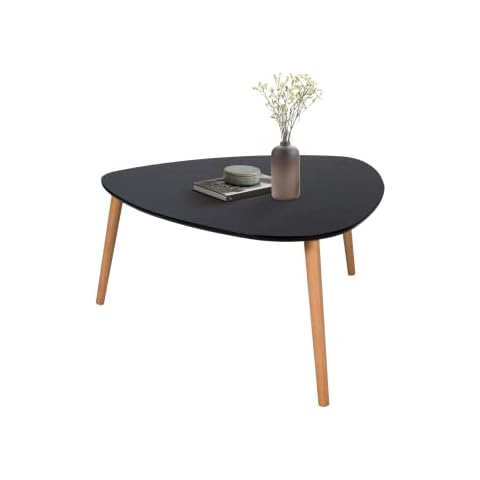 Mesa de Café DHOME NORDICO triangular negro Cover