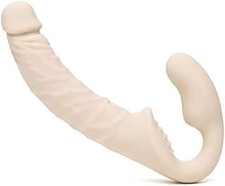 Lovehoney Lifelike Lover Luxe Strapless Strap On Dildo - Adjustable 9 Inch Realistic Dildo for Women - Smooth Soft to Touch Silicone - Adult Sex Toy - Waterproof - Flesh Pink