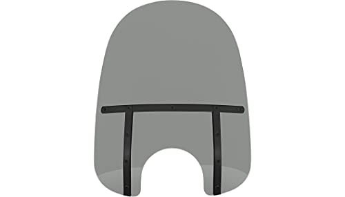 Memphis Shades MEB34112 Memphis Fats Windshield (7in. Cutout) - 21in. - Night Shades Black Smoke Gray