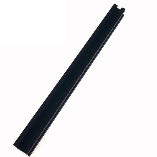 Rail extrusion aluminium noir 2020 anodisé anti-friction pour guidage linéaire rigide