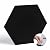 BaseCore HEX Hexagon Vinyl Flooring Black 5.75" DIY Self Adhesive Textured Modern Floor Tile Peel & Stick Tile | Sample Tile