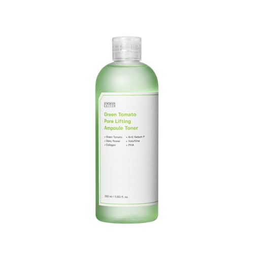 Image of SUNGBOON EDITOR Green Tomato Pore Lifting Toner (350 ml) | Pore-Care Balancing Toner | Tightens, Hydrates & Controls Excess Oil