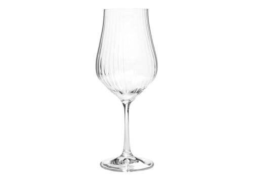 Bohemia Tulipa Optique Lot de 6 Verres à Pied 45 cl