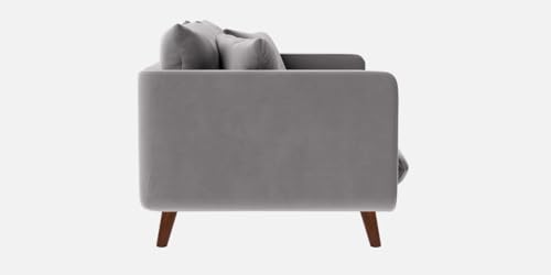 Image of Rejol Velvet 2-Seater Sofa Luxurious Comfort for Living Rooms and Offices (Grey, 2 Seater)