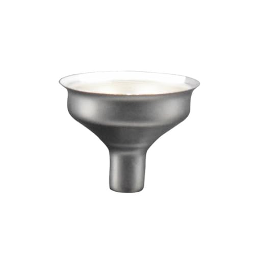 Hohopeti Petaca de Licor Acero Inoxidable con Embudo y Funda de Piel Negra Cantimplora Discreta y Hermética para Whisky Ron Vodka para Camping y Festivales