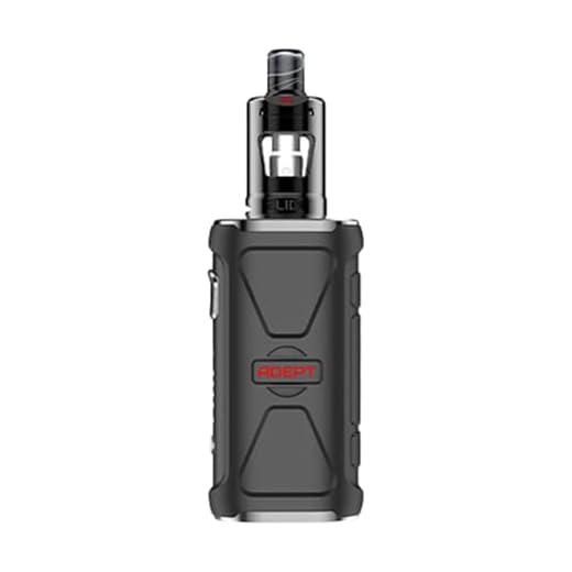 INNOKIN Adept Zlide Vaping Kit, Waterproof, IP67, Equipped with Zlide Tank, Z Coil Compatible, Long Lasting Battery, E Cigarettes, E Cig, Starter Kit, Innokin Vaping, No Nicotine (Black)