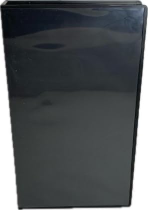 VHS Album Case, Black with Full Window Cover 50 Piece