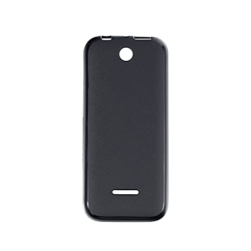 Custodia Compatibile con Nokia 225 2014 Cover Protettiva Morbida e Antiurto con Ritagli Precisi e Design Sottile Antigraffio tpu nero