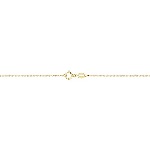 Kooljewelry Yellow Gold Plated Sterling Silver Replacement Rope Chain Necklace (1.1 Mm, 18 Inch) #TOP3