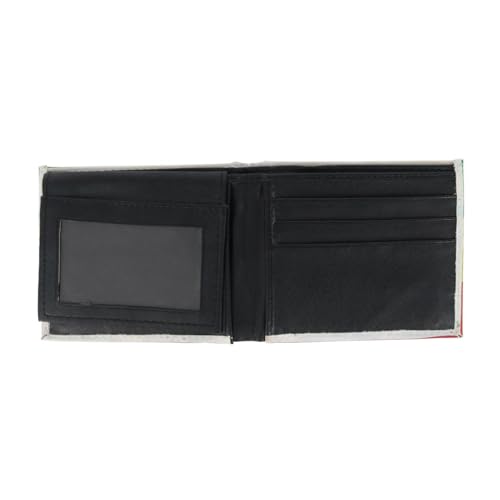 CTM Men's Rastafarian Flag Bifold Wallet, Rastafarian Flag2