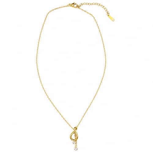 Image of RIDHVEE Anti-Tarnish Gold Plated Pendant Necklace for Women & Girls | Skin Friendly Lightweight Fashion Jewellery | Elegant Minimalist Chain Necklace & Gifting