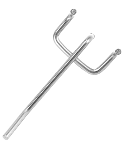 QWORK® 50X Lochwandhaken, Stecktafel Haken Werkzeugwand Haken für Verkaufsdisplays (7 cm)