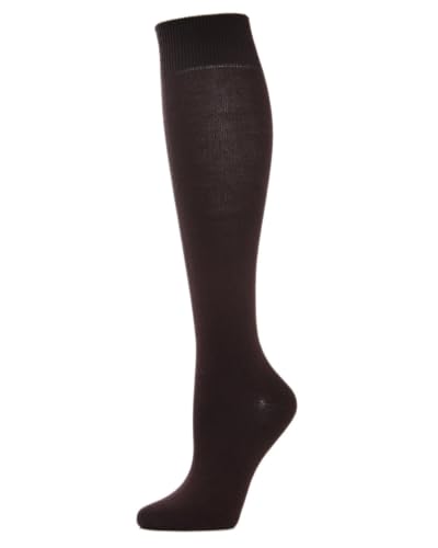 Image of MeMoi Solid Knit Knee High Socks for Women, Breathable and Comfortable Knee Highs